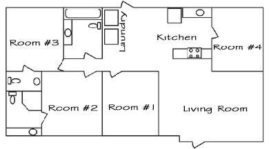 Floor plan for Upper Watermelon House